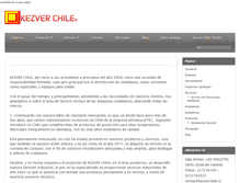 Tablet Screenshot of kezverchile.cl